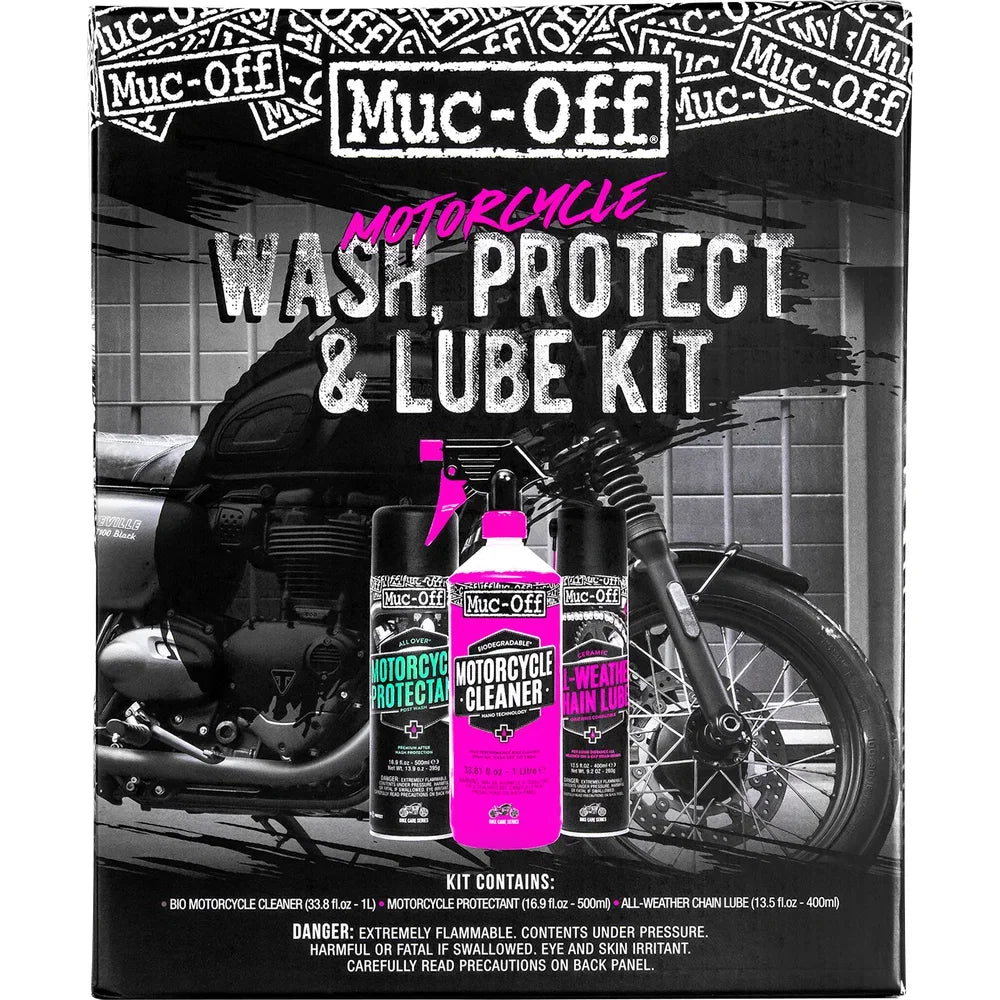 Kit de lavado, protección y lubricación de motocicletas