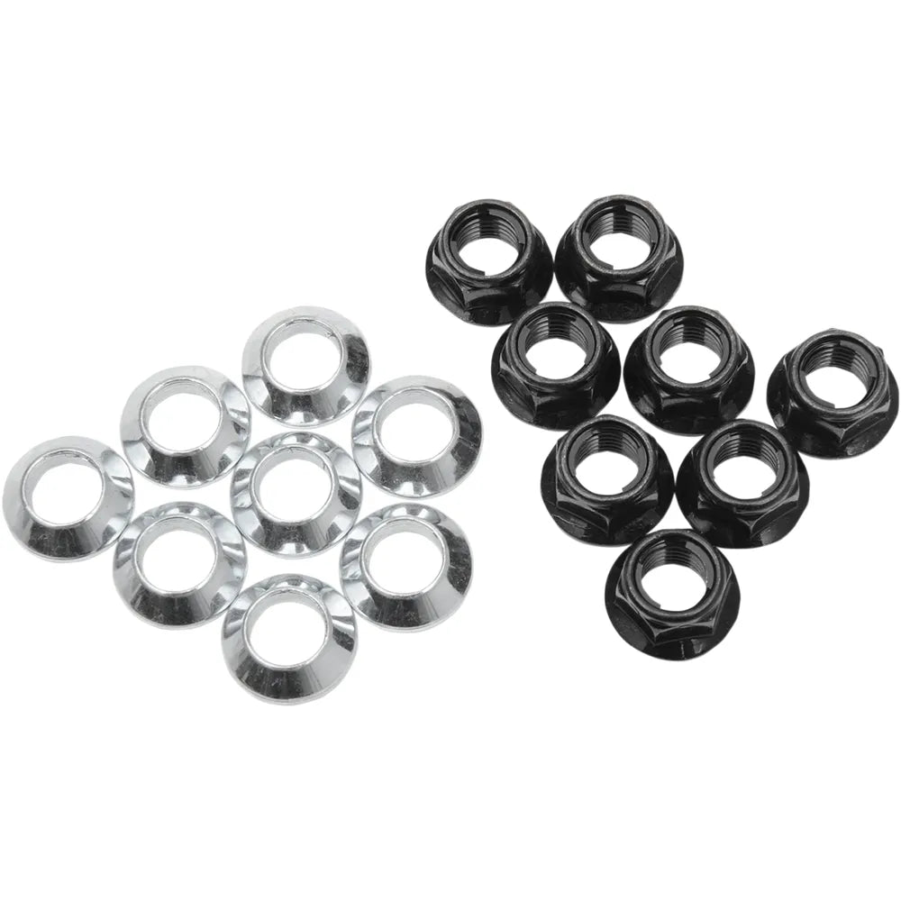 Nut Lug Lock Black 8-Pack