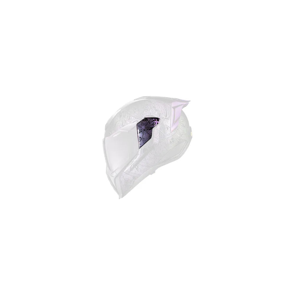 Placas laterales para casco Icon Ultraflite Opal Mandala - Purpura