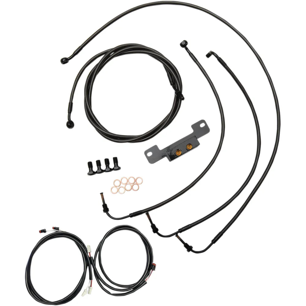 Midnight Cable Kit for 15" - 17" Ape Hanger Handlebars30242