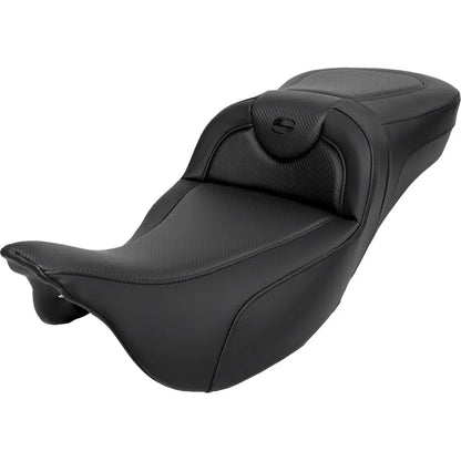 Asiento de fibra de carbono Roadsofa™ - Asiento de alcance extendido Roadsofa™ - Fibra de carbono - Costura negra - sin respaldo - FL '08-'24