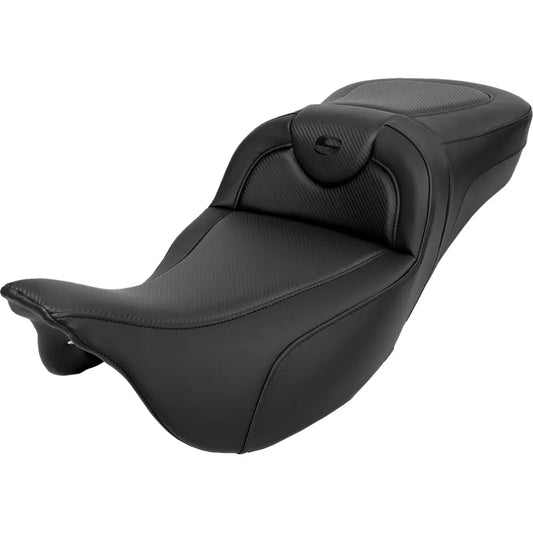 Asiento de fibra de carbono Roadsofa™ - Asiento de alcance extendido Roadsofa™ - Fibra de carbono - Costura negra - sin respaldo - FL '08-'24