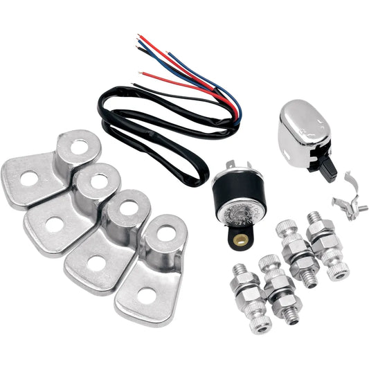 Turn Signal Wiring Kit w/ Brackets - Universal