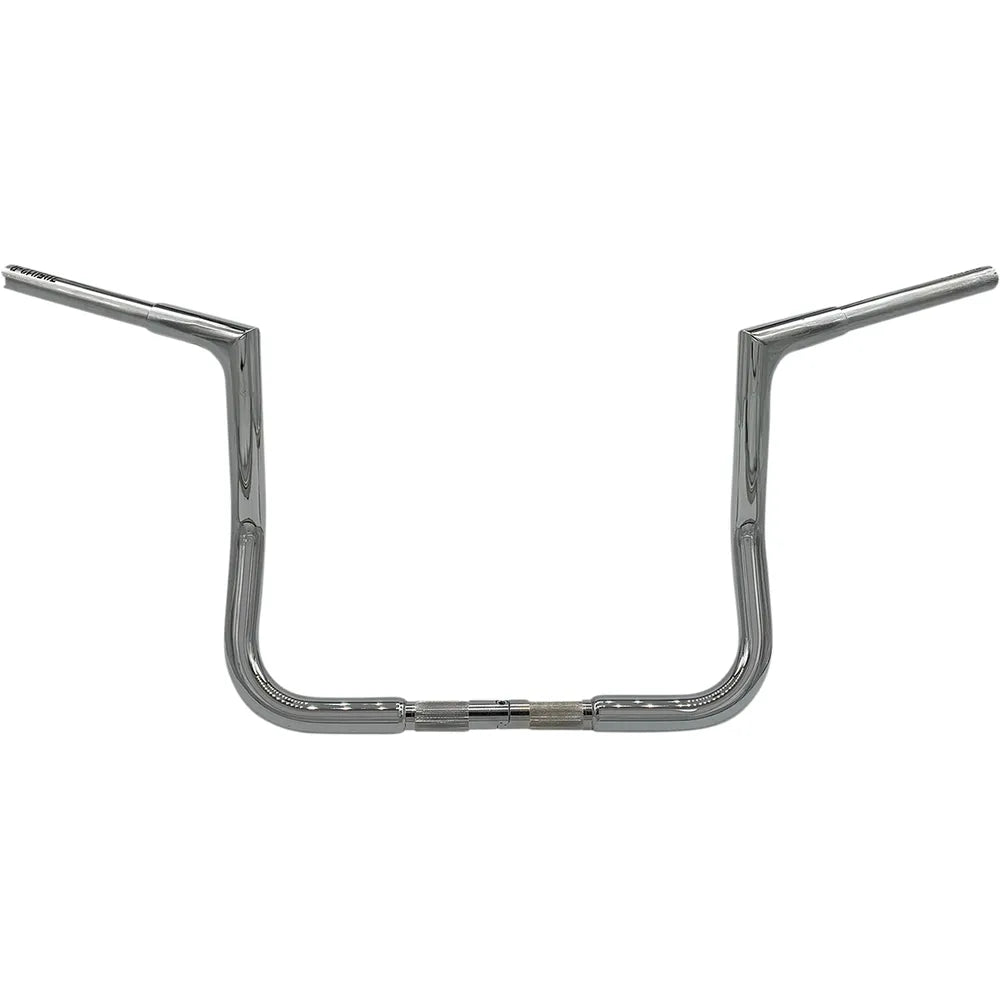 12" Chrome 1-1/4" Flat Top Handlebar