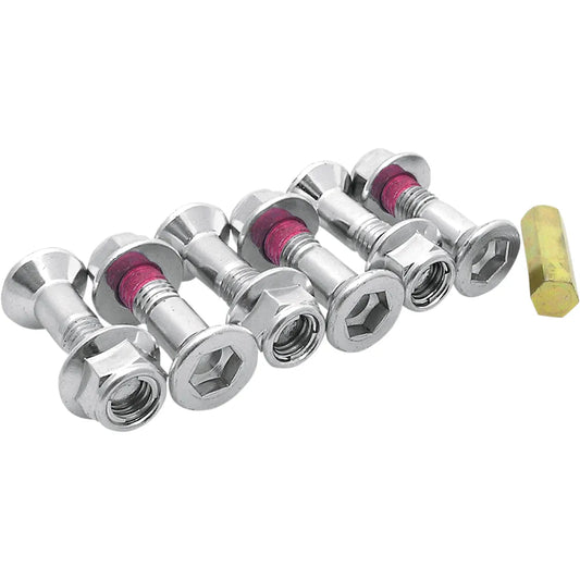 Sprocket Bolt Silver 6-Pack