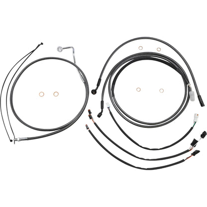 Kit de instalación de manillar de diseñador KARBONFIBR - Kit de instalación de manillar de diseñador KARBONFIBR - 15"-17" - '17-21-FLTR