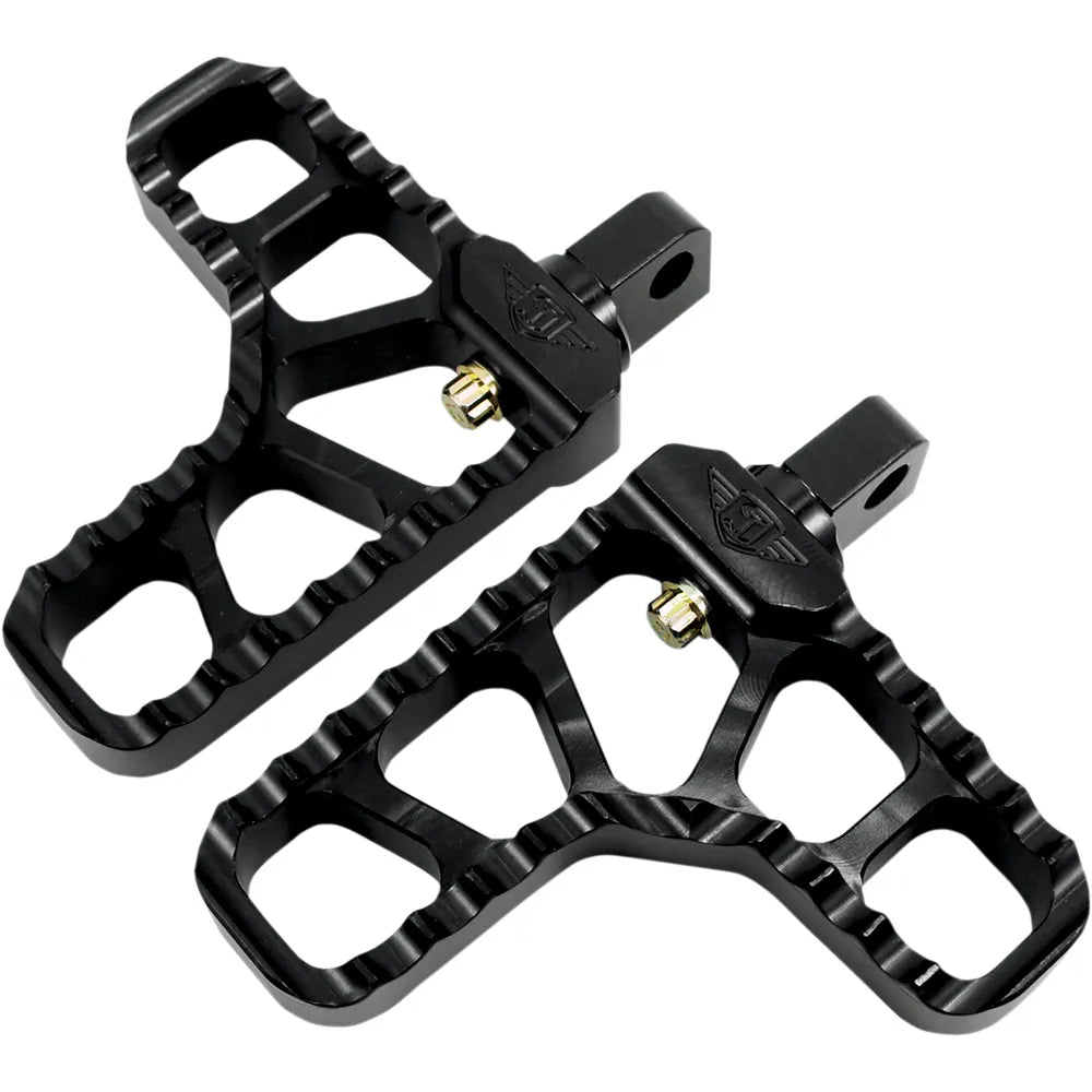 Serrated Peg - With Heel -  Black