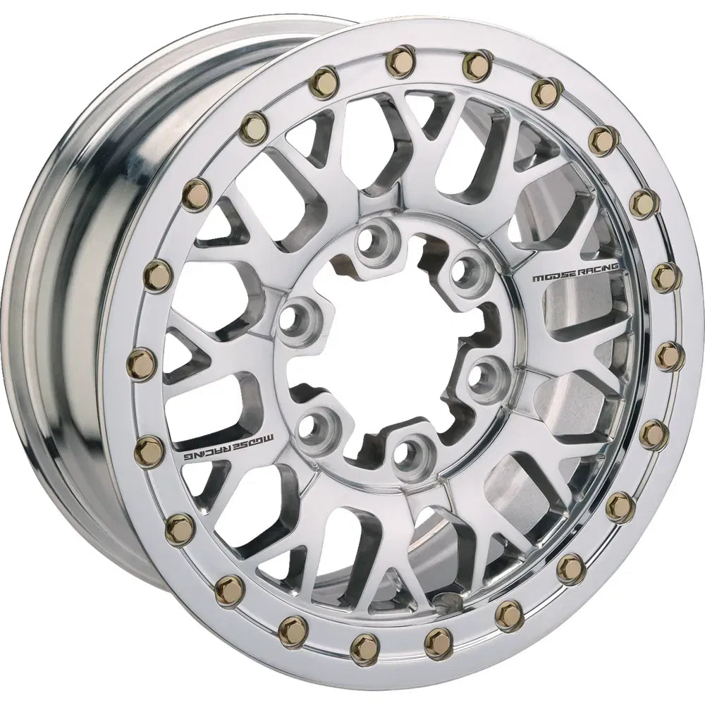 Rueda Beadlock 346X - Rueda - 346X - Beadlock/6 Lug - Delantera/Trasera - Plata - 15x7 - 6/5.5 - 5+2