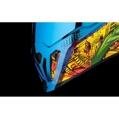 Casco ICON Airflite - Bugoid Blitz - Azul