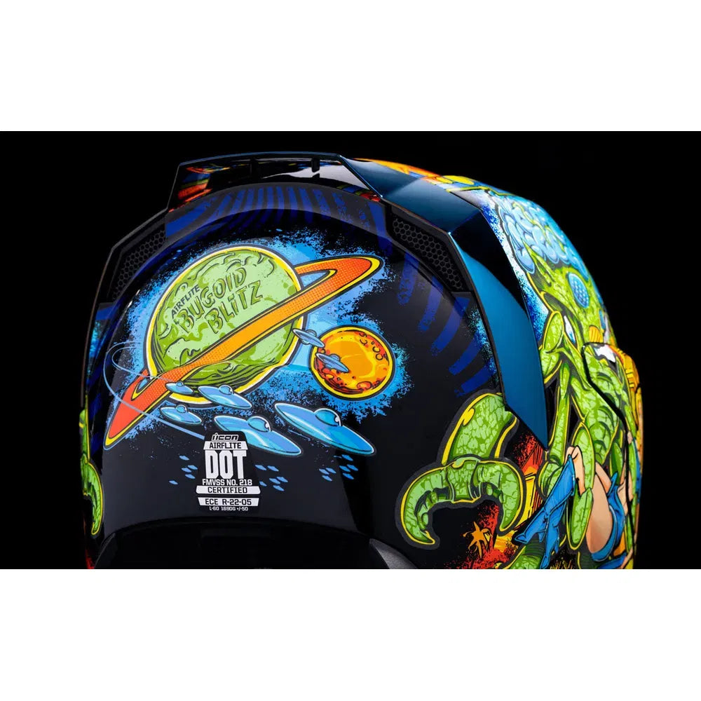 Casco ICON Airflite - Bugoid Blitz - Azul