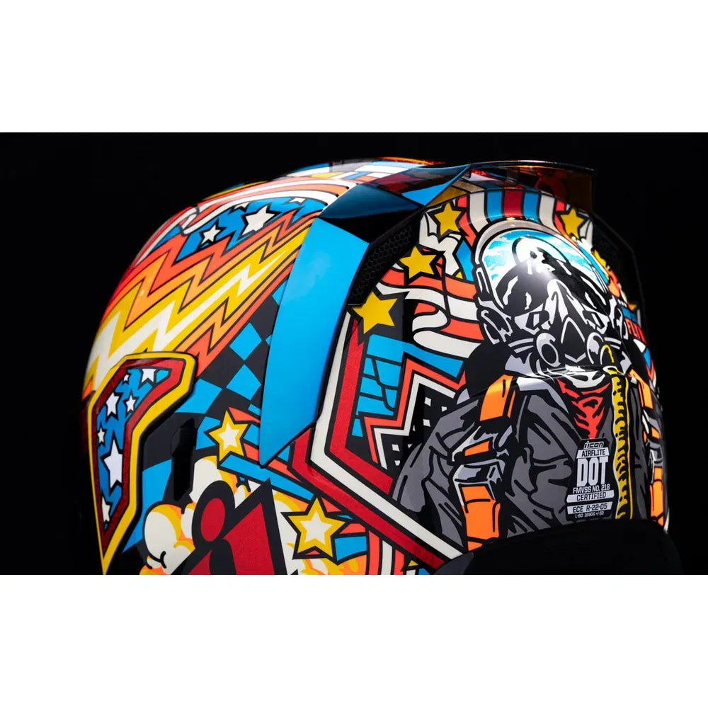 Casco ICON Airflite Flyboy - Azul