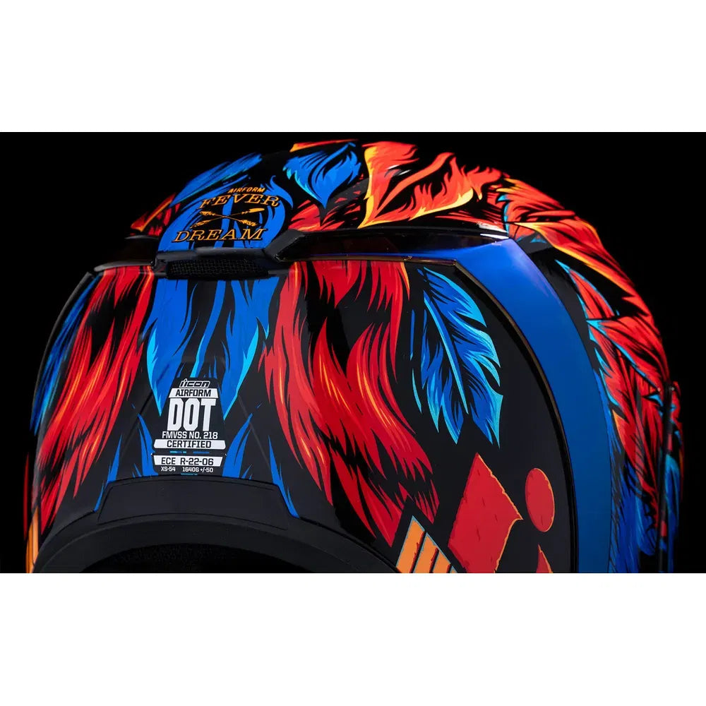 Casco ICON Airform  Fever Dream - Azul