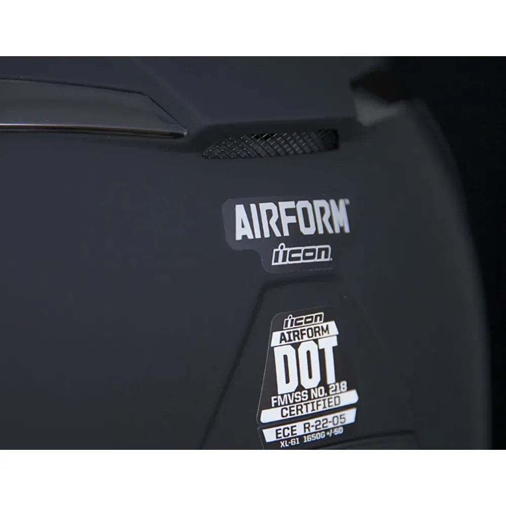 Casco ICON Airform Dark - Rubatone