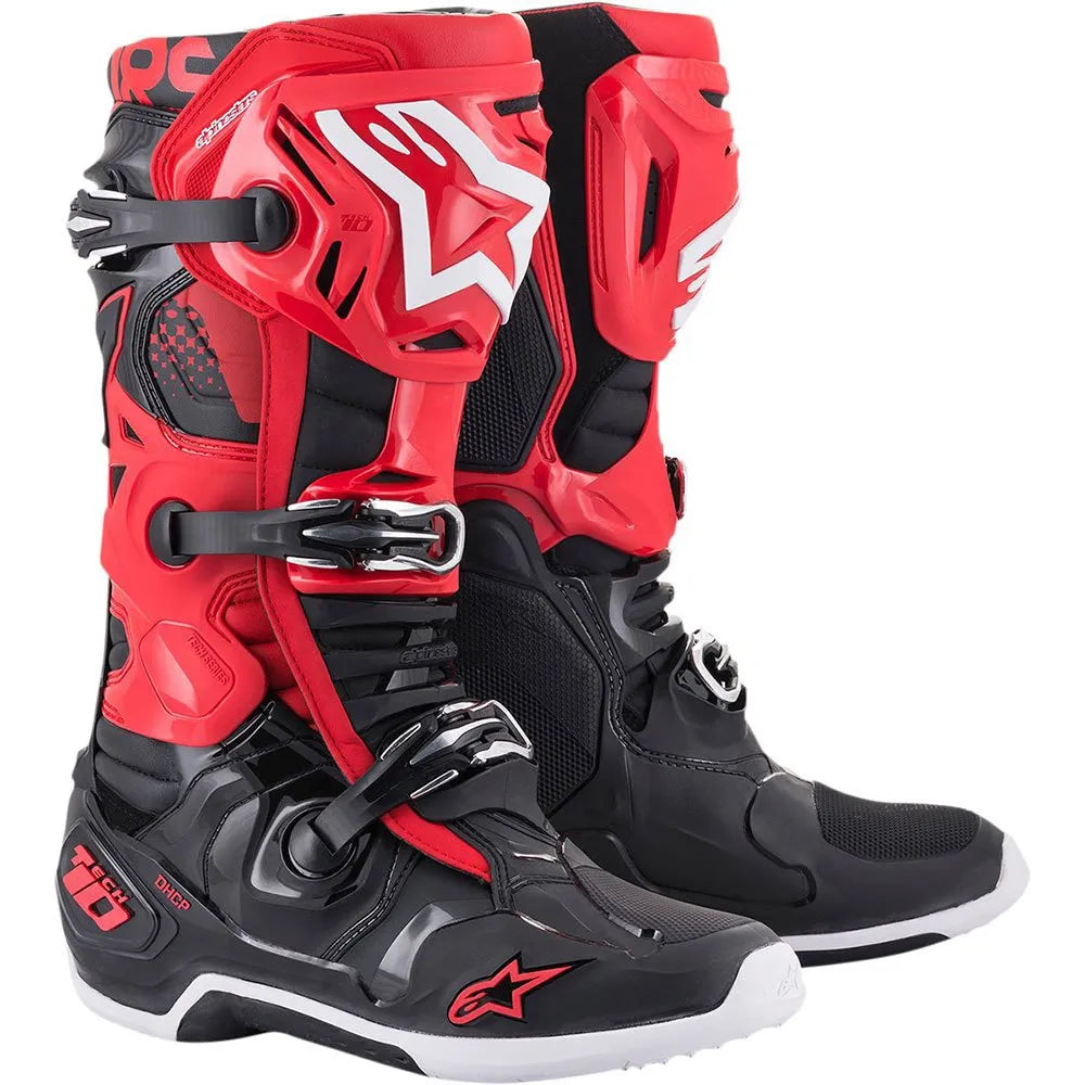 Tech 10 Boots - Black/Red - Alpinestars