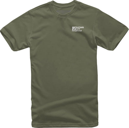 Playera Alpinestars Painted - Verde Milirtar