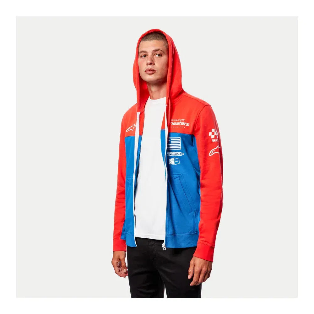 Sudadera Alpinestars H Block - Rojo/Azul
