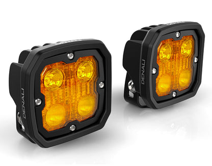 Kit de lentes TriOptic™ para luces LED D4 - ámbar o amarillo selectivo