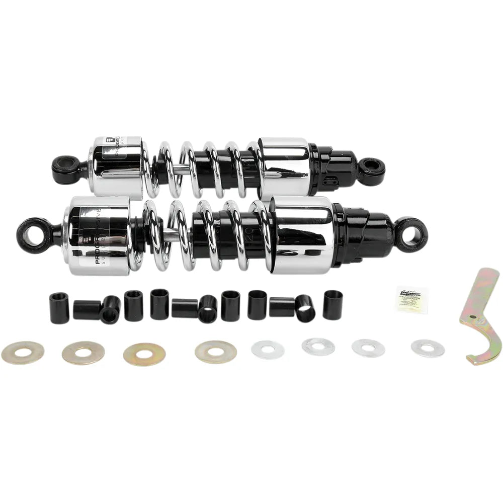 Shocks - 412 Cruiser Series - Chrome - 13" - Standard/Heavy Duty