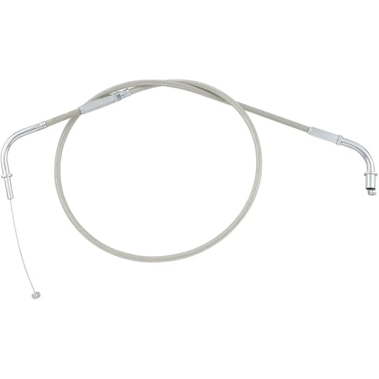 Throttle Cable - Push - Kawasaki - Stainless Steel