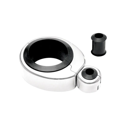 Cable Clamp - Single - 1-1/4" - 1-1/2" Mounting Diameter - Chrome