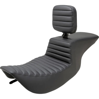 Asiento elevado Tour - Asiento elevado Tour - Respaldo para el conductor - Tuck-n-Roll - FLHR/FLHX '97-'07