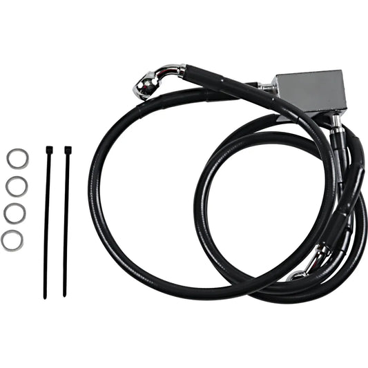 Línea de Freno Trasero de 33-1/2" - Negro