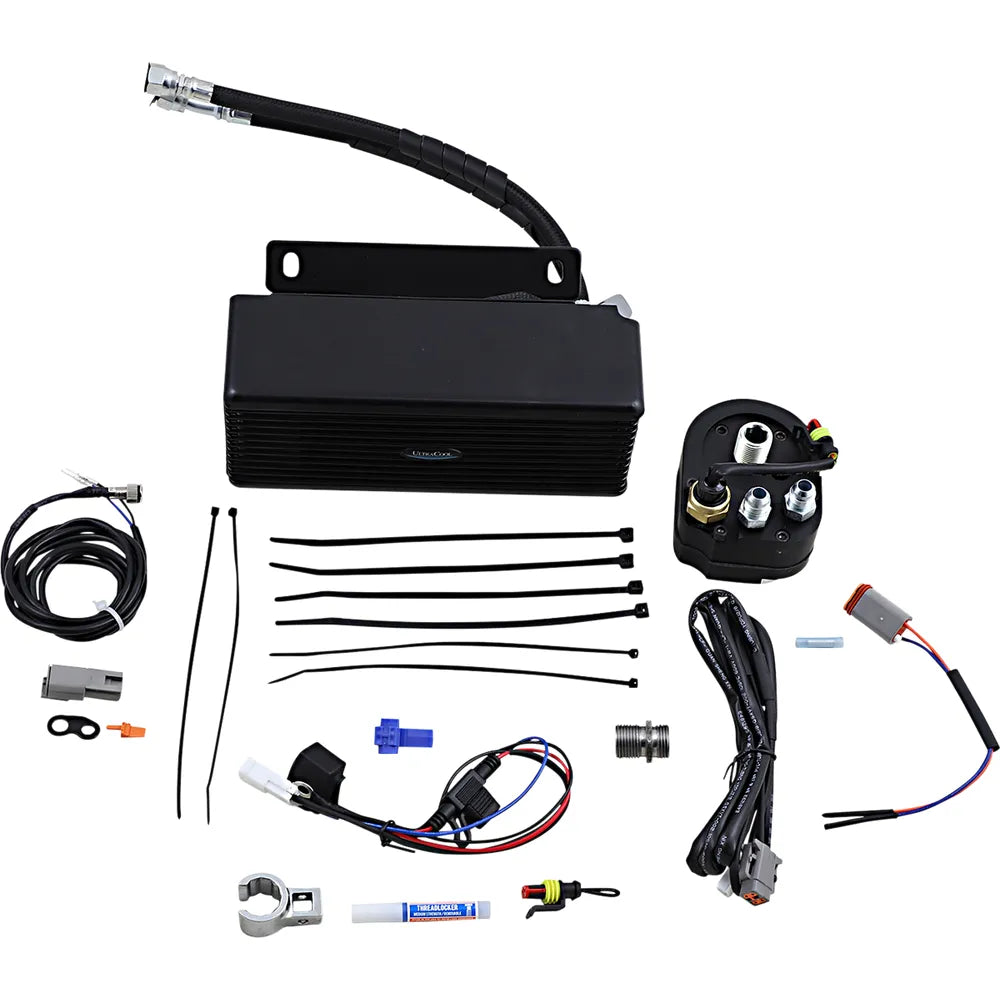 Below Regulator Mount Oil Cooler- Flat Black
