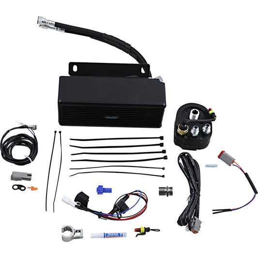 Below Regulator Mount Oil Cooler- Flat Black