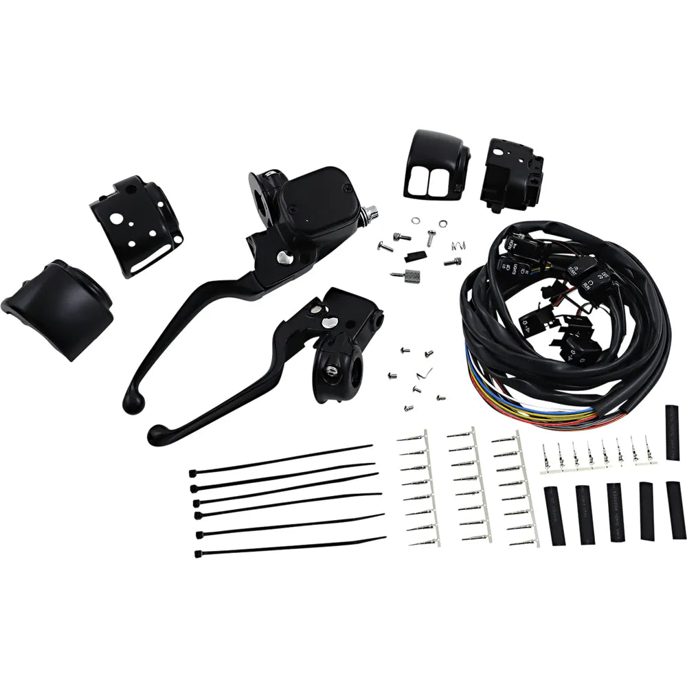 Handlebar Controls - 9/16" Master Cylinder - '96 - '11 - Black