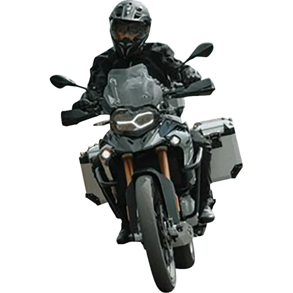 TRAX ADV Aluminum Case System - Silver - Honda Africa Twin '16-'17