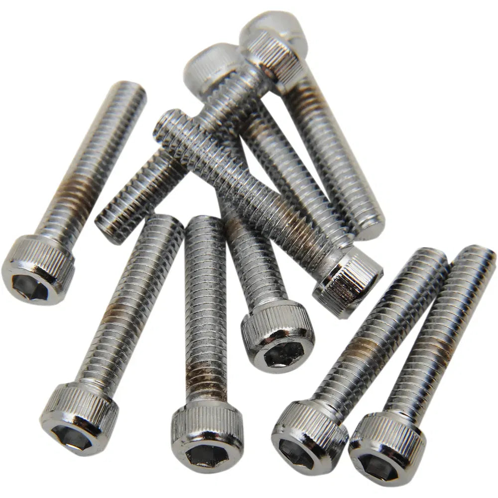 Tornillos allen estriado #8-32 x 7/8" cromo