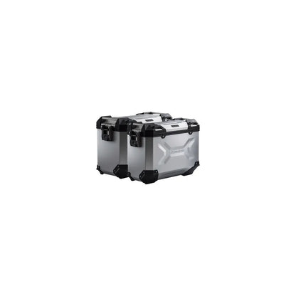 TRAX ADV Aluminum Case System - Silver - Honda Africa Twin '19-'24