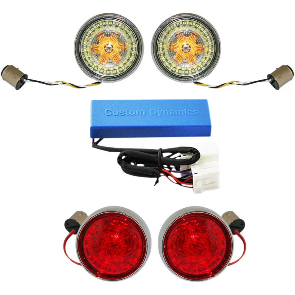 Full Bullet Turn Signal Conversion Kit  - Chrome