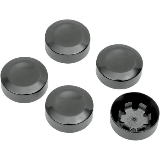 Cubiertas perno de polea trasera negro Drag Specialties
