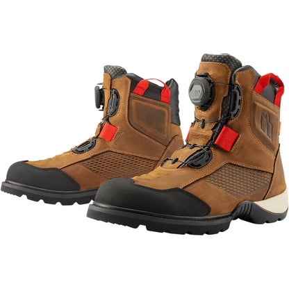 Botas ICON Stormhawk a Prueba de Agua - Café