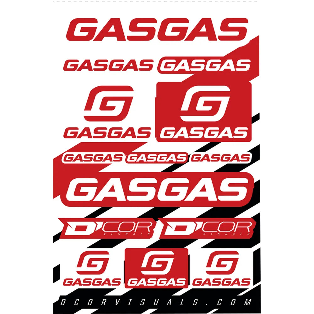 GasGas Decal Sheet