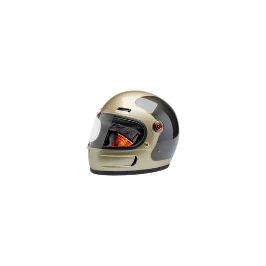 Casco Biltwell Gringo SV Helmet Tracker - Gloss Metallic Champagne/Charcoal