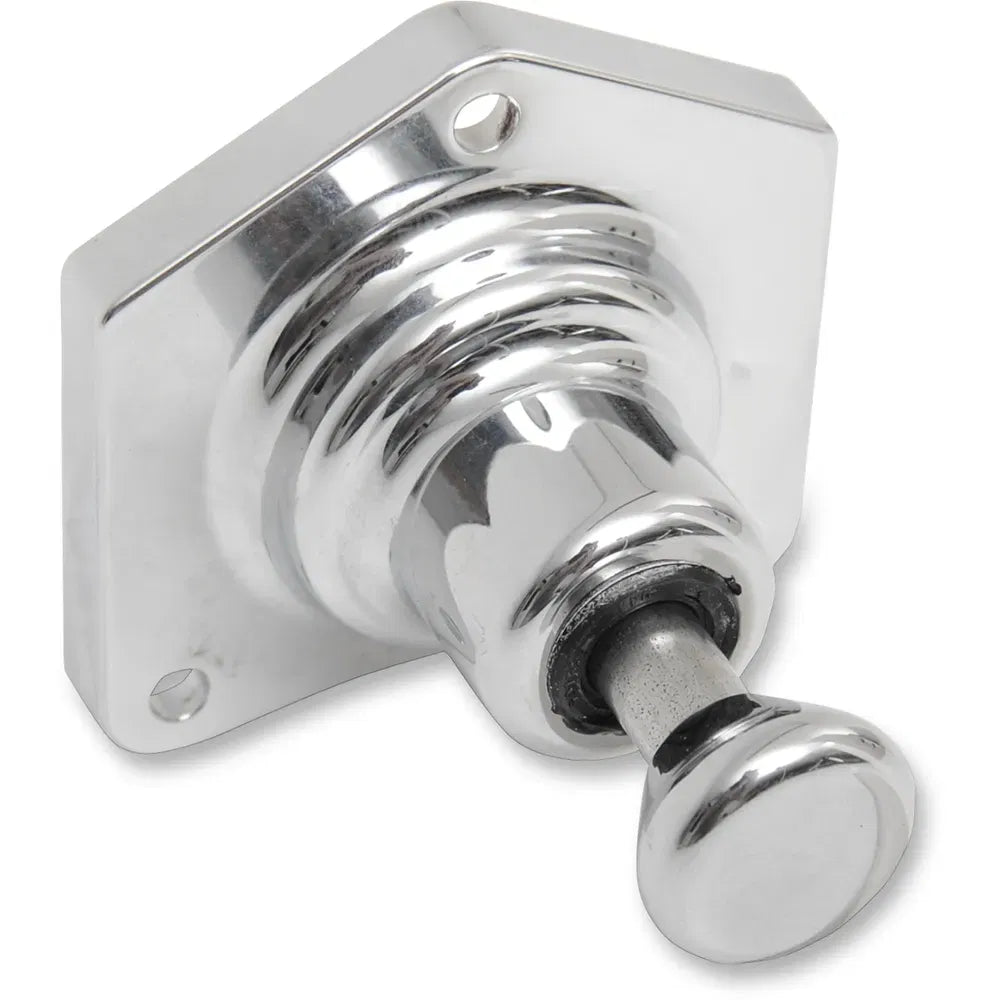 Solenoid End Cover - Starter Buttons - Chrome