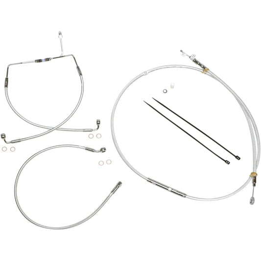 Kit de instalación de manubrio de diseñador Sterling Chromite II® - Kit de instalación de manubrio de diseñador Sterling Chromite II® - 10" - Touring '08-'13