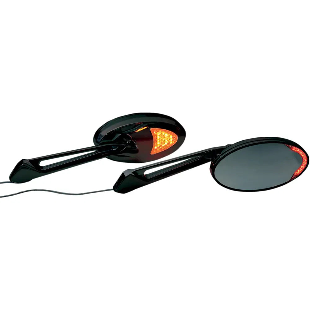Universal LED Lighted Mirrors - Black