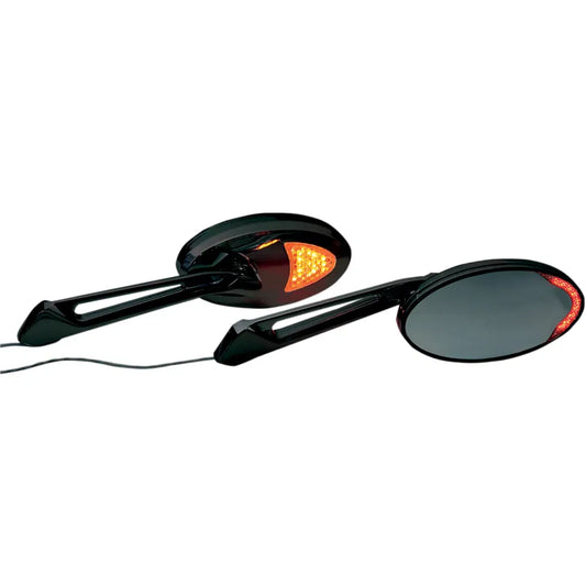 Universal LED Lighted Mirrors - Black