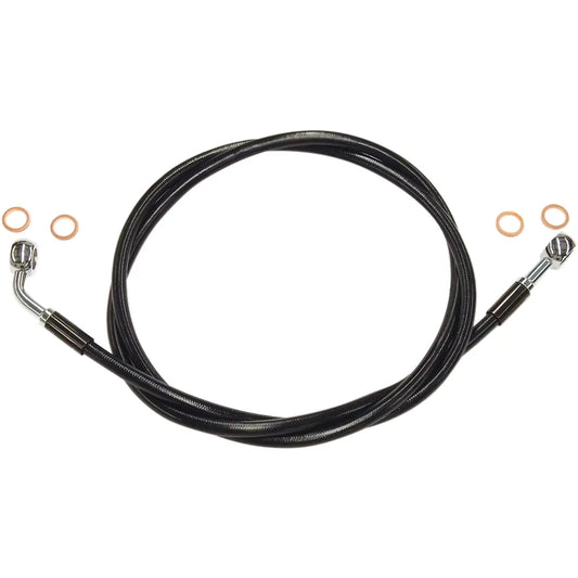 Kit de línea de freno delantero XR de acero inoxidable Extreme Response - Línea de freno - XR - EZ Align - Negro