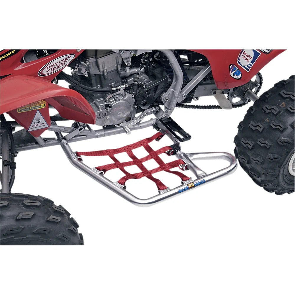 Nerf Bars -  TRX450R - Natural/Red