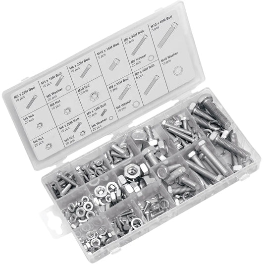 Metric Nut/Bolt Assortment 240-Piece