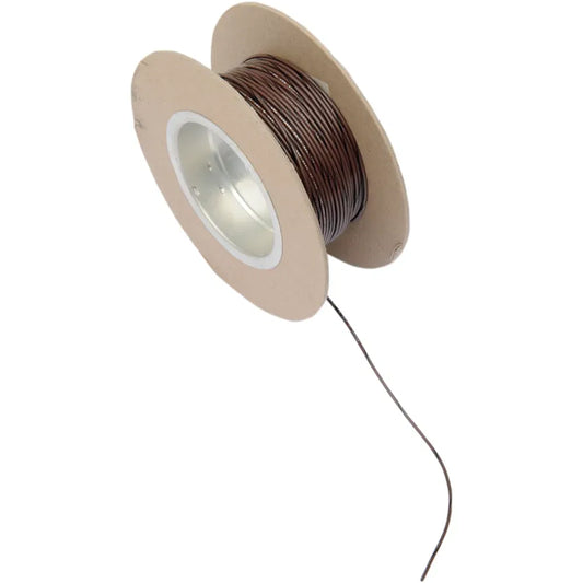100' Wire Spool - 18 Gauge - Brown/Black