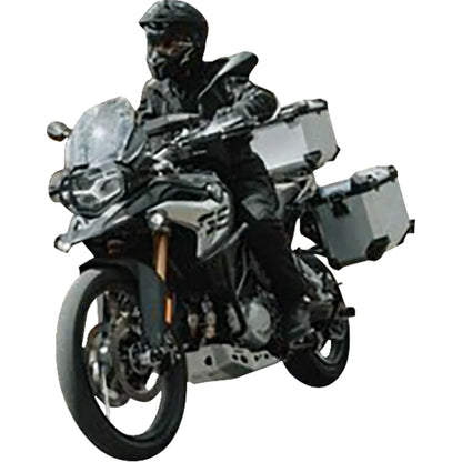 TRAX ADV Aluminum Case System - Silver - Honda Africa Twin '16-'17