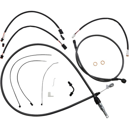 Kit de instalación de manillar de diseño Black Pearl™ - Kit de instalación de manillar de diseño Black Pearl™ - 15"-17" - FX '18-'24