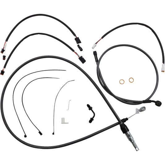 Kit de instalación de manillar de diseño Black Pearl™ - Kit de instalación de manillar de diseño Black Pearl™ - 15"-17" - FX '18-'24