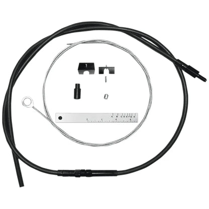 BYO™ Build Your Own™ Juego de cables de embrague - 80" - Sportster/Touring/Trike - Vinilo negro