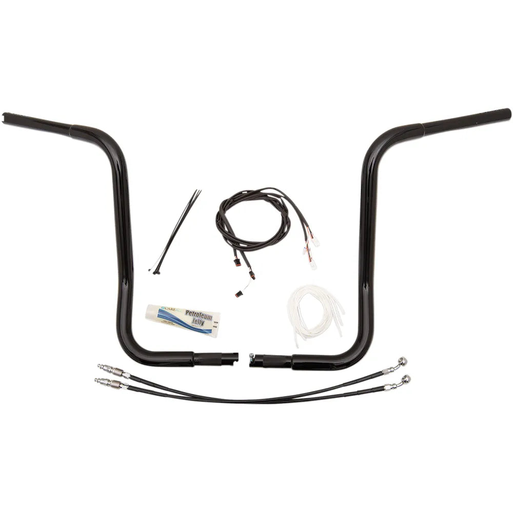 Black 16" Rounded Top Handlebar Kit84825988